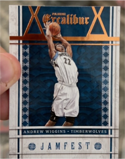 2015-16 Panini Excalibur Jamfest #9 Andrew Wiggins — front