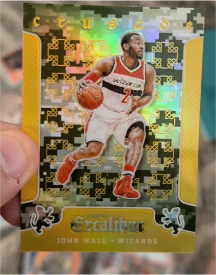 2015-16 Panini Excalibur Crusade Camo #65 John Wall — front