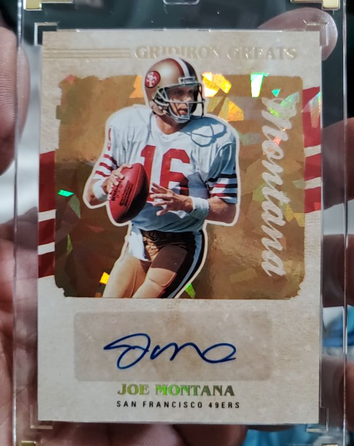 2021 Panini Donruss Gridiron Greats #GG42 Joe Montana — front
