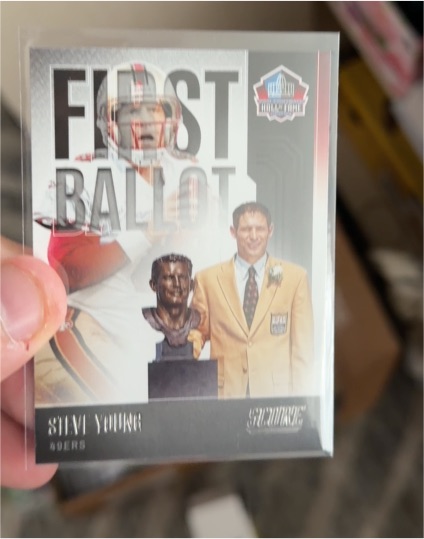 2022 Panini Score First Ballot #FB-SY Steve Young — front