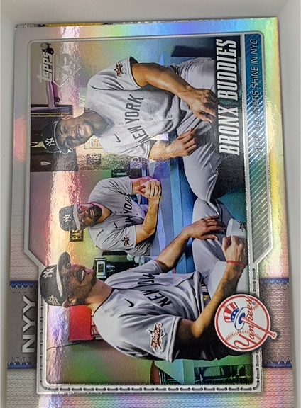 2026 Topps Series 1 #302 Bronx Buddies Aaron Judge Max Fried Carlos Rodon — front