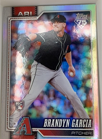 2026 Topps Series 1 #163 Brandyn Garcia — front