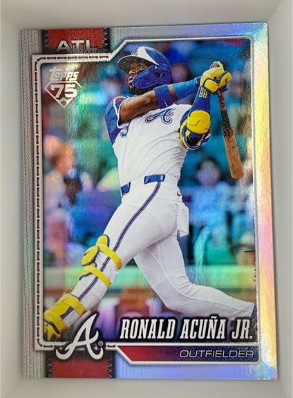 2026 Topps #50 Ronald Acuña Jr. — front