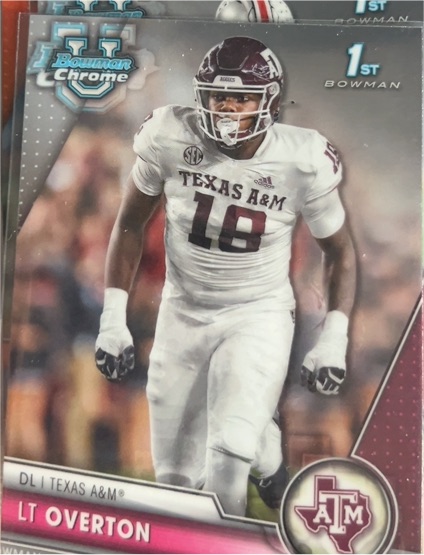 2023 Bowman Chrome University #139 LT Overton — front