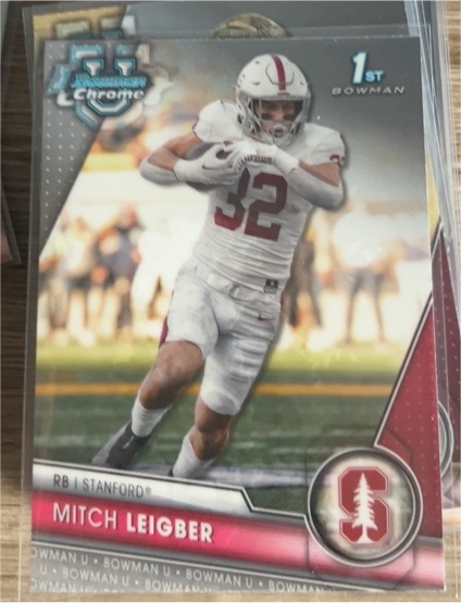 2023 Bowman Chrome University #142 Mitch Leigber — front