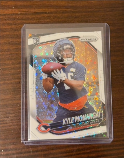 2025 Panini Prizm #348 Kyle Monangai White Disco Rookie — front
