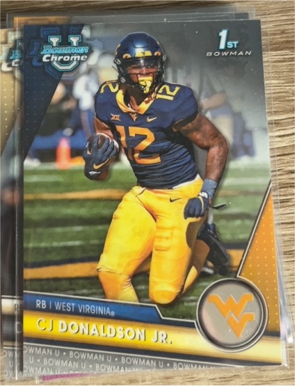 2023 Bowman Chrome University #156 CJ Donaldson Jr. — front