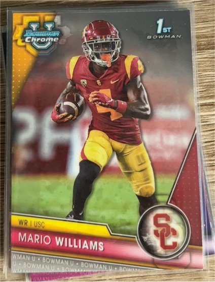 2023 Bowman University Chrome #184 Mario Williams — front