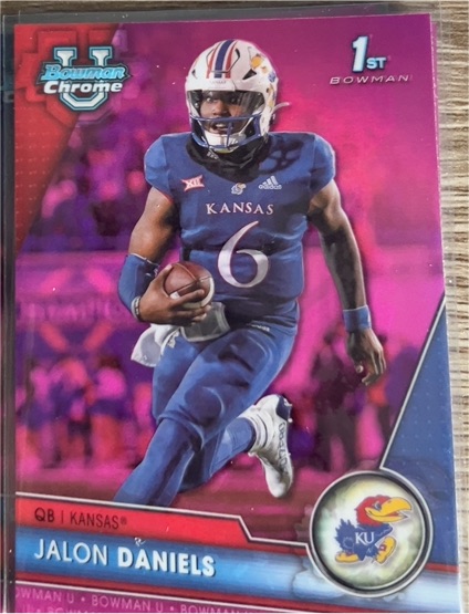 2023 Bowman University Chrome #173 Jalon Daniels — front