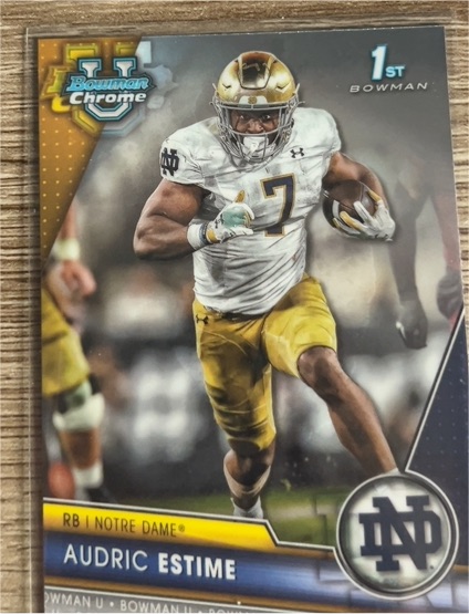 2023 Bowman Chrome University #171 Audric Estime — front