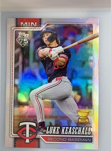 2026 Topps Series 1 #3 Luke Keaschall — front