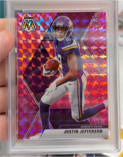 2020 Panini Mosaic #209 Justin Jefferson — front