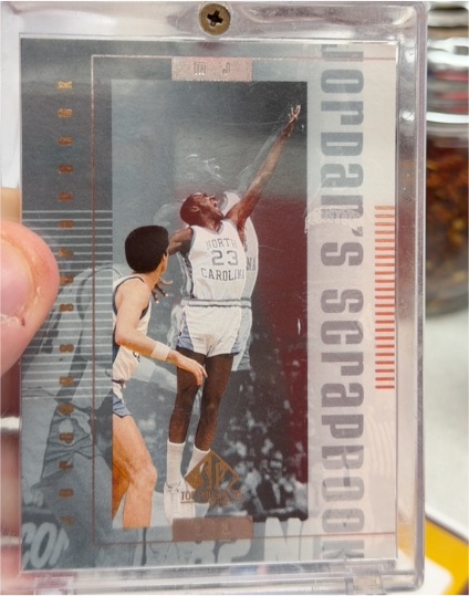 1999 Upper Deck SP Top Prospects Jordan's Scrapbook #J7 Michael Jordan — front