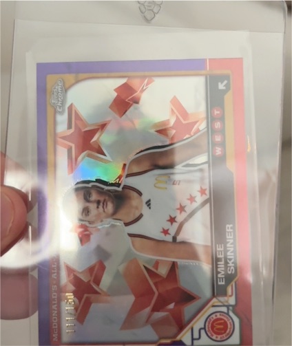 2025 Topps Chrome McDonald's All American #73 Emilee Skinner West — front