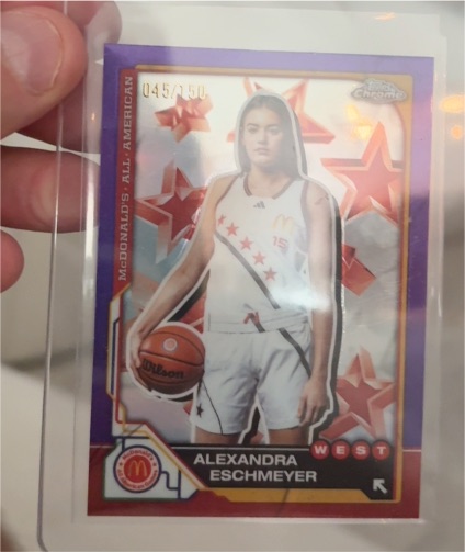 2025 Topps Chrome McDonald's All American #30 Alexandra Eschmeyer — front