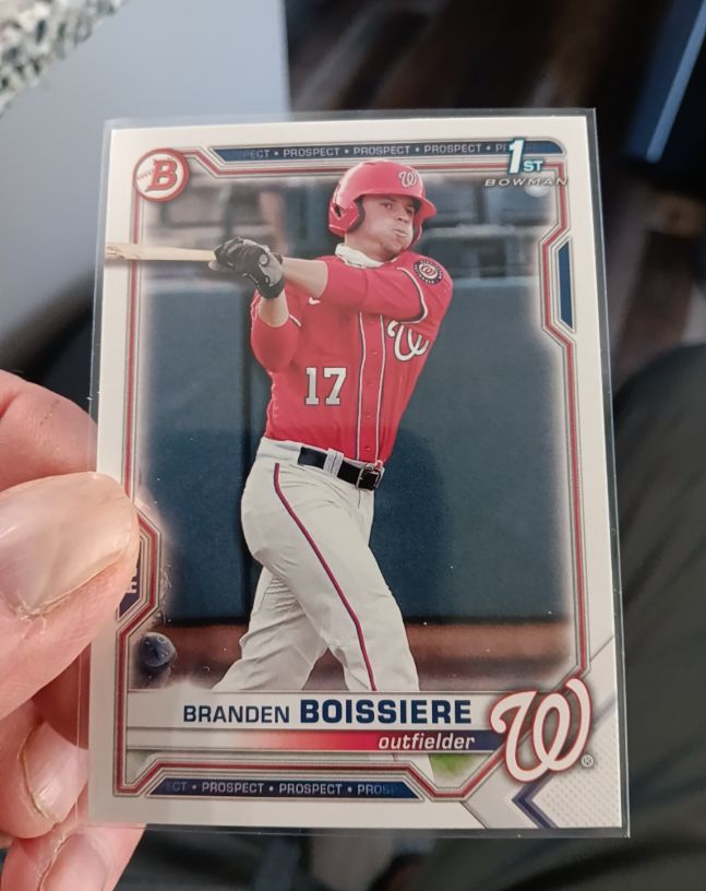 2021 Bowman Draft #BD-156 Branden Boissiere — front