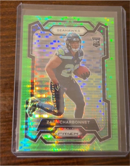 2023 Panini Prizm #392 Zach Charbonnet — front