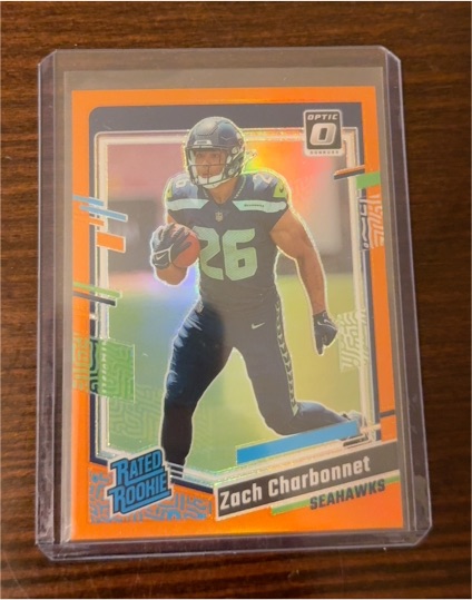 2023 Donruss Optic #294 Zach Charbonnet — front