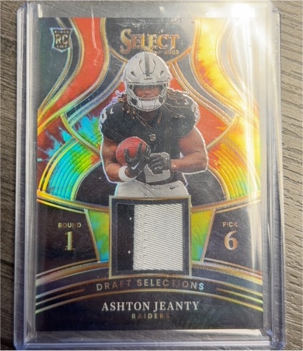 2025 Panini Select Draft Selections #DSM-AJY Ashton Jeanty — front