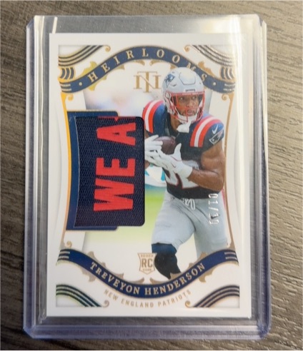 2025 Panini National Treasures Heirlooms #TreVeyon Henderson — front