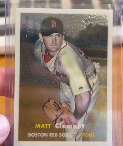 2006 Topps Heritage Chrome #77 Matt Clement — front