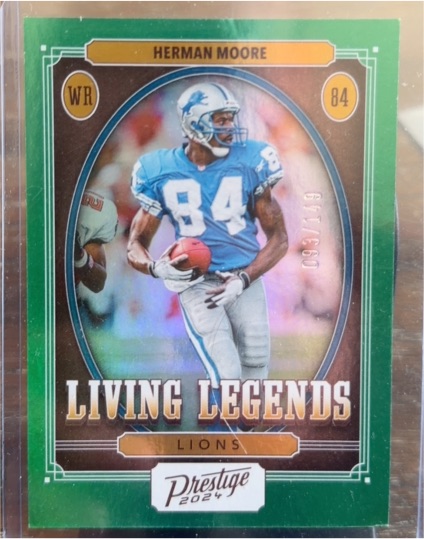 2024 Panini Prestige #LL-HME Herman Moore Living Legends — front
