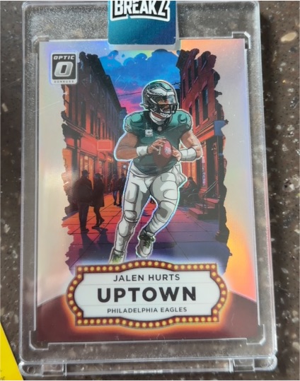 2025 Panini Donruss Optic #9 Jalen Hurts Uptown — front