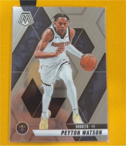 2024-25 Panini Mosaic #194 Peyton Watson — front