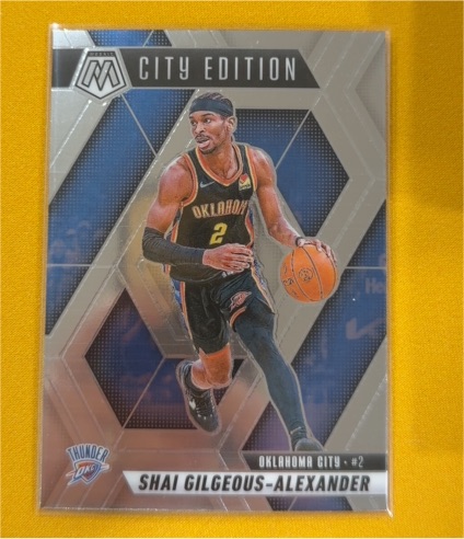2024-25 Panini Mosaic #289 Shai Gilgeous-Alexander City Edition — front