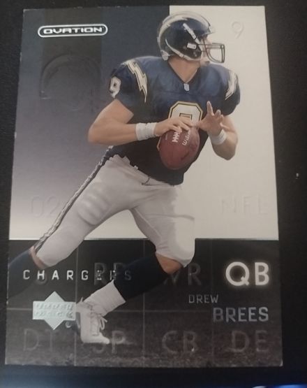 2002 Upper Deck Ovation #73 Drew Brees — front