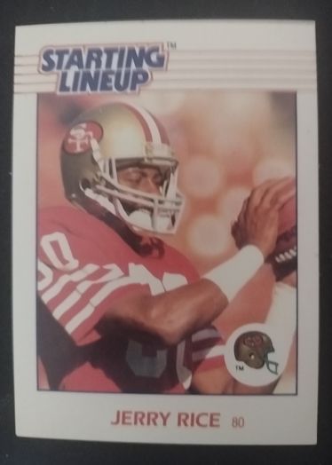 1988 Kenner Starting Lineup #80 Jerry Rice — front