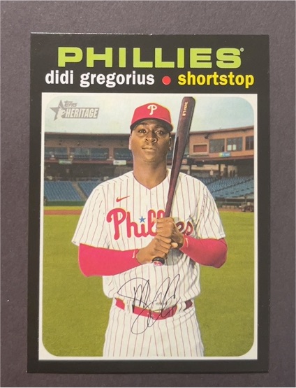 2020 Topps Heritage High Number #563 Didi Gregorius — front