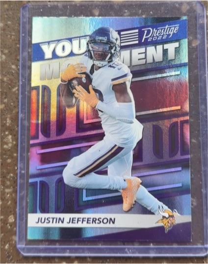 2022 Panini Prestige #YM-19 Justin Jefferson — front