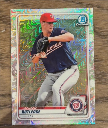 2020 Bowman Chrome #BCP-239 Jackson Rutledge — front