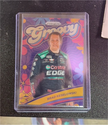 2024 Panini Prizm Racing Groovy #9 Brad Keselowski — front