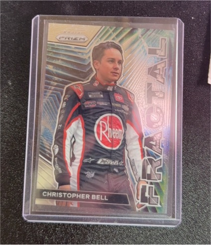 2023 Panini Prizm Racing #F13 Christopher Bell Fractal — front