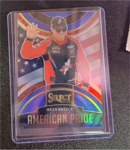 2024 Panini Select NASCAR Racing American Pride #21 Ryan Preece — front