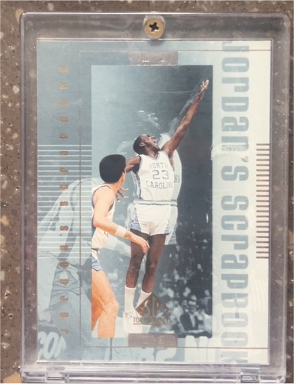 1999 Upper Deck SP Top Prospects Jordan's Scrapbook #J17 Michael Jordan — front