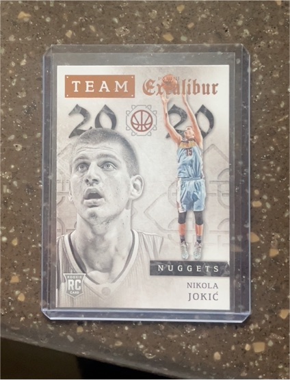 2015-16 Panini Excalibur Team 2020 #37 Nikola Jokic Rookie Card — front