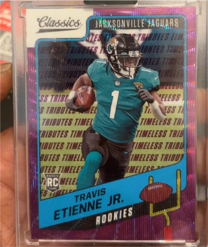 2021 Panini Classics Timeless Tributes #164 Travis Etienne Jr. — front