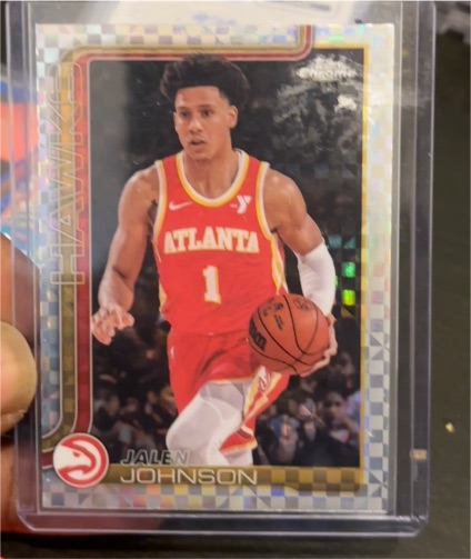 2025-26 Topps Chrome #56 Jalen Johnson — front