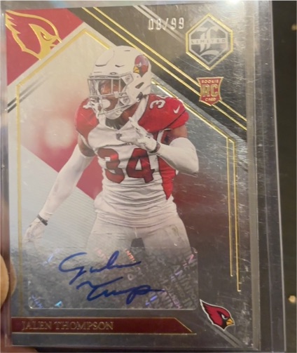 2022 Panini Limited #211 Jalen Thompson — front