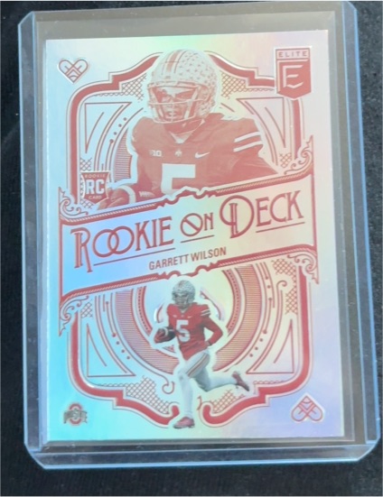 2022 Panini Donruss Elite #RD-9 Garrett Wilson Rookie On Deck — front