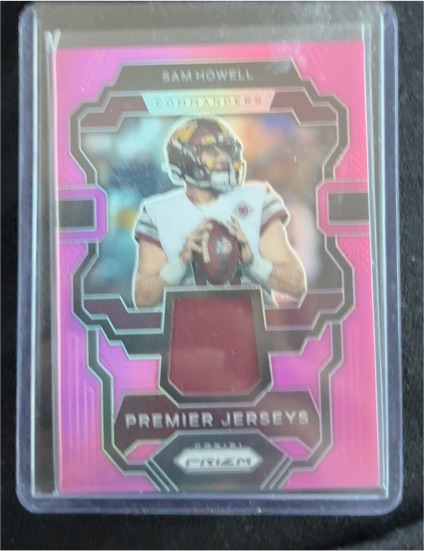 2023 Panini Prizm Premier Jerseys #PJ-SH Sam Howell — front