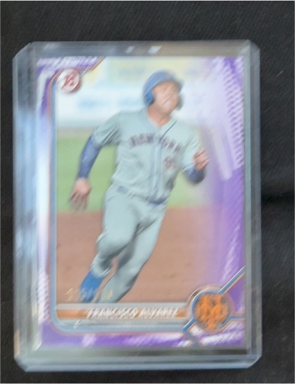 2022 Bowman Prospects Purple #BP-53 Francisco Alvarez — front