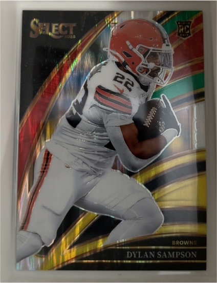 2025 Panini Select #255 Dylan Sampson Club Level Rookie Cleveland Browns — front