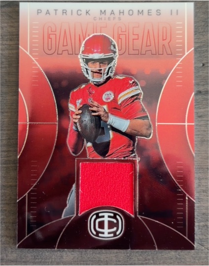 2025 Panini Icon Collection #GG-2 Patrick Mahomes II Game Gear — front