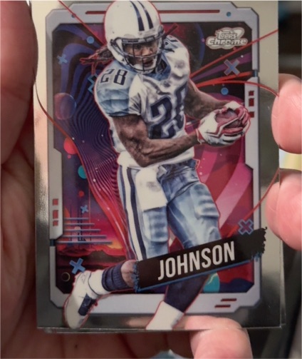 2024 Topps Chrome Cosmic #96 Chris Johnson — front