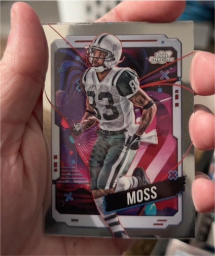 2024 Topps Cosmic Chrome #72 Santana Moss — front