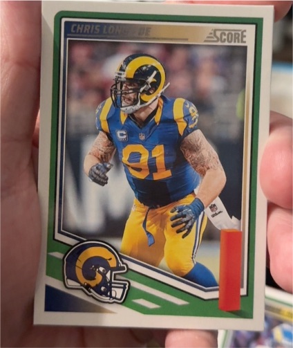 2025 Panini Score #208 Chris Long — front